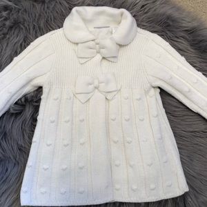 First Impressions Angel White Sweater